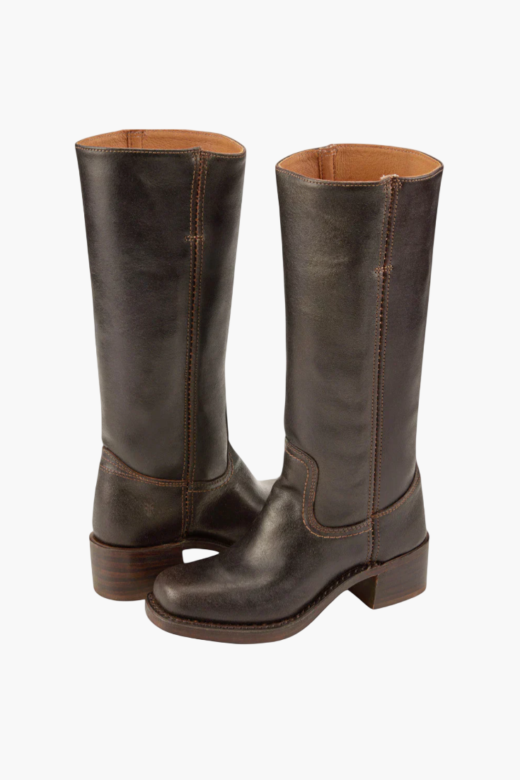 Damen Klassische Stiefel mit Blockabsatz – Modischer Alltags-Look