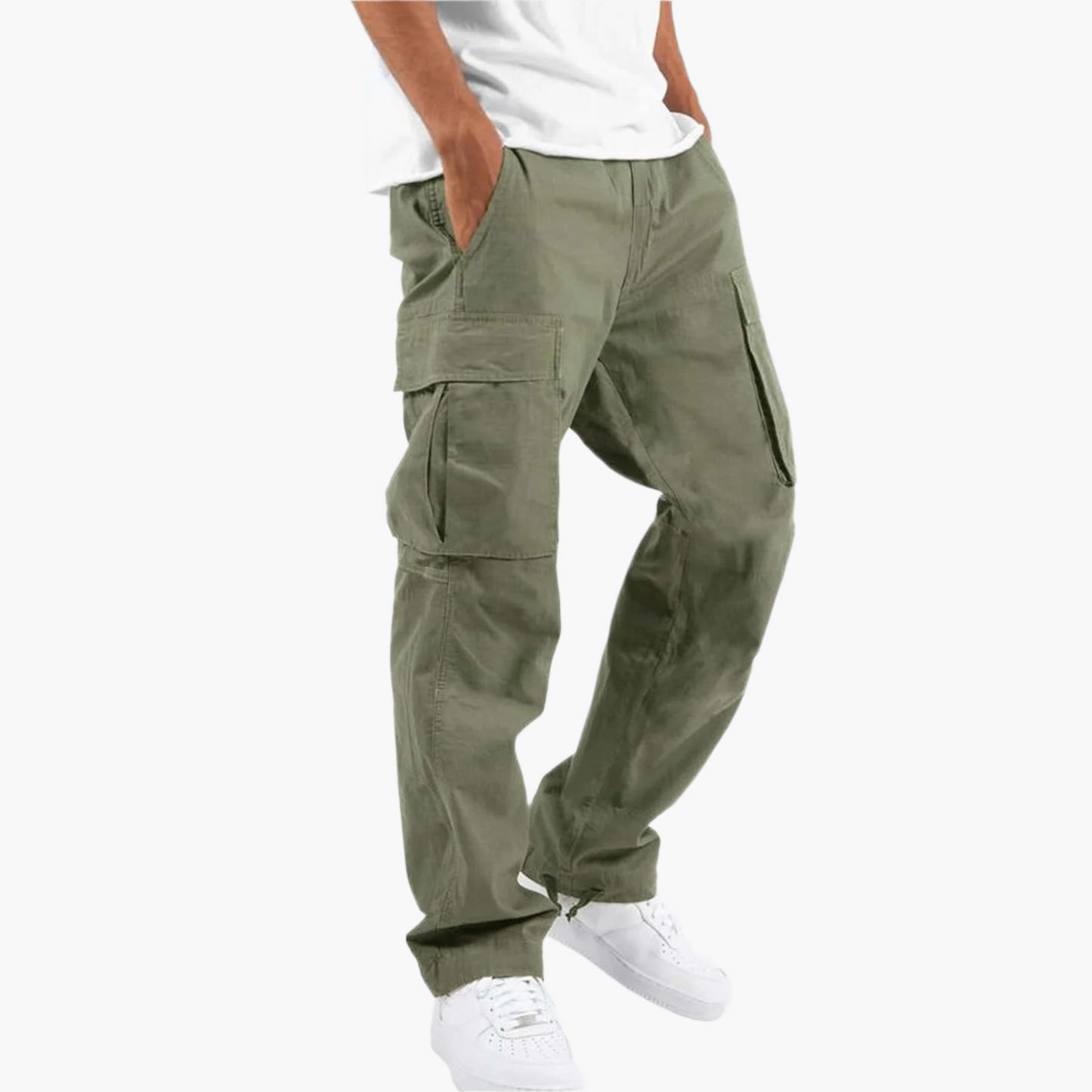 Herren Cargo Hose – Lässiger Streetwear-Style mit geradem Schnitt und funktionalen Taschen