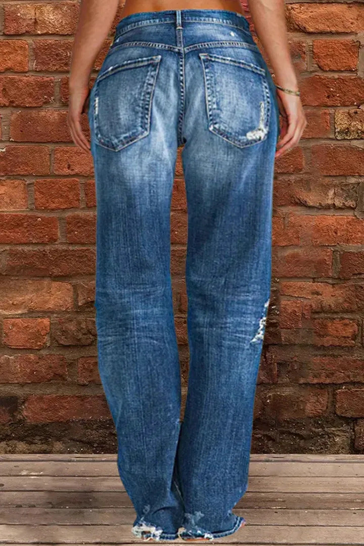 Doug – Weite Retro-Jeans mit Rissen