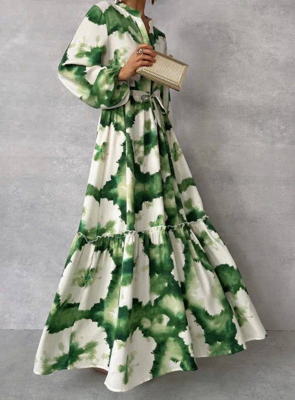 Amelia – Stilvolles Damenkleid mit langen Ärmeln