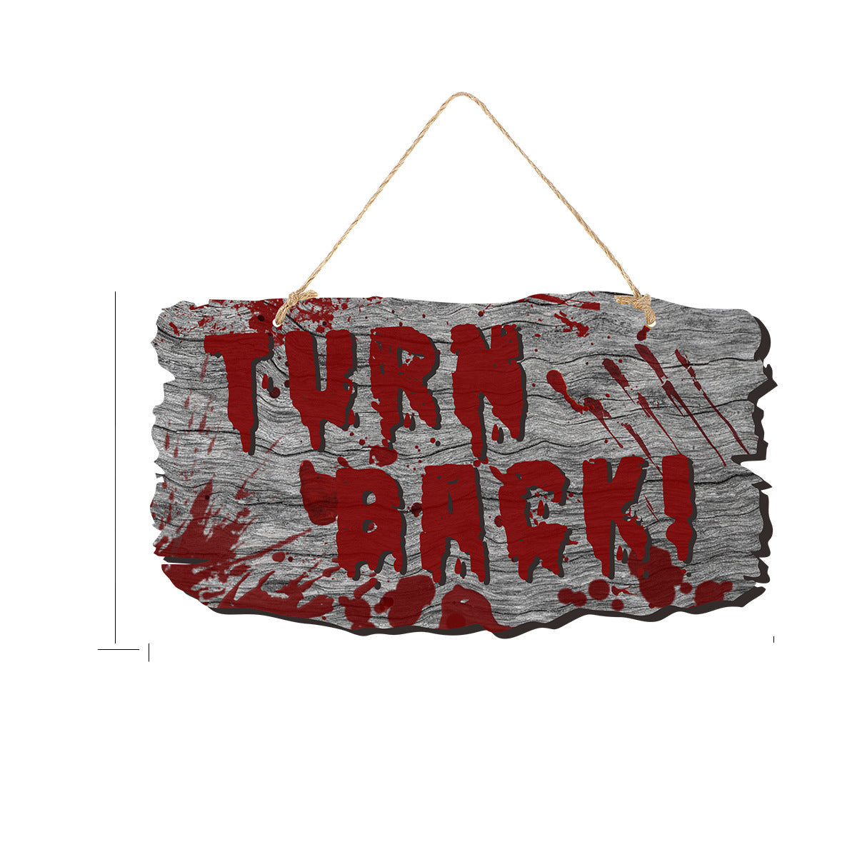 Halloween Türschild Set – Gruselige Dekoration für Halloween Partys und Trick-or-Treat