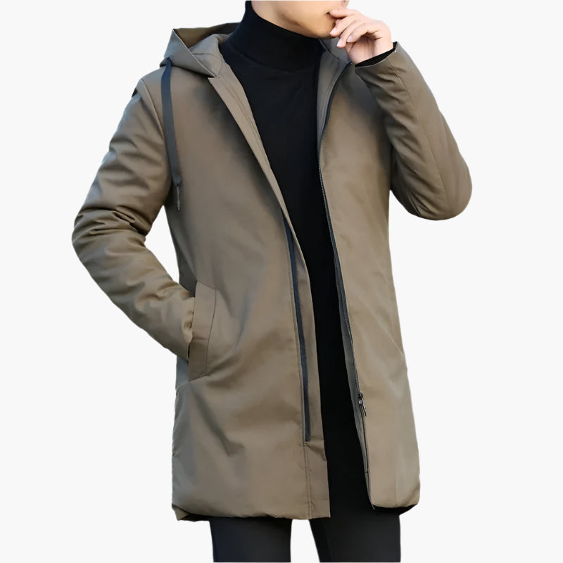 Herren Winterjacke Sportlicher Stil Winddicht Wasserdicht Modern Alltag Outdoor