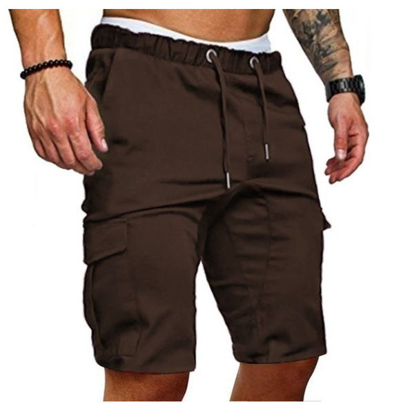 Jack – Eng geschnittene elastische Herren-Cropped Shorts