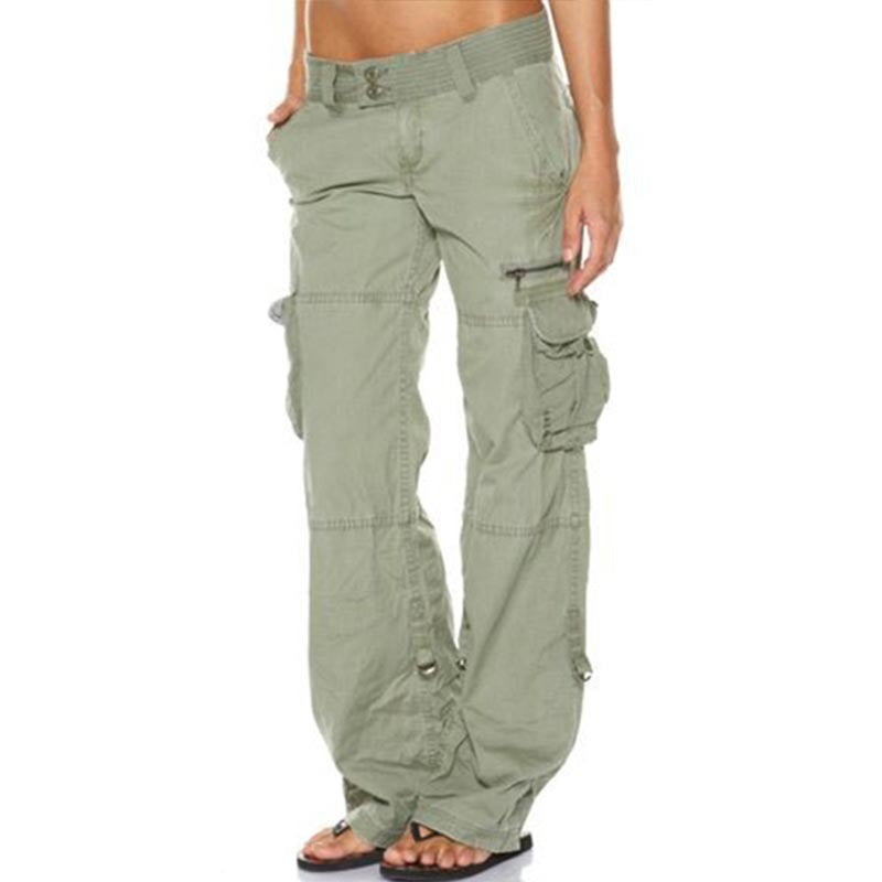Heather – Bequeme Damen Cargo-Hose mit mehreren Taschen