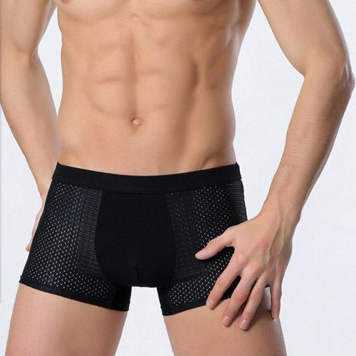 Leon – Atmungsaktive Herrenunterwäsche aus Eissilk mit Mesh