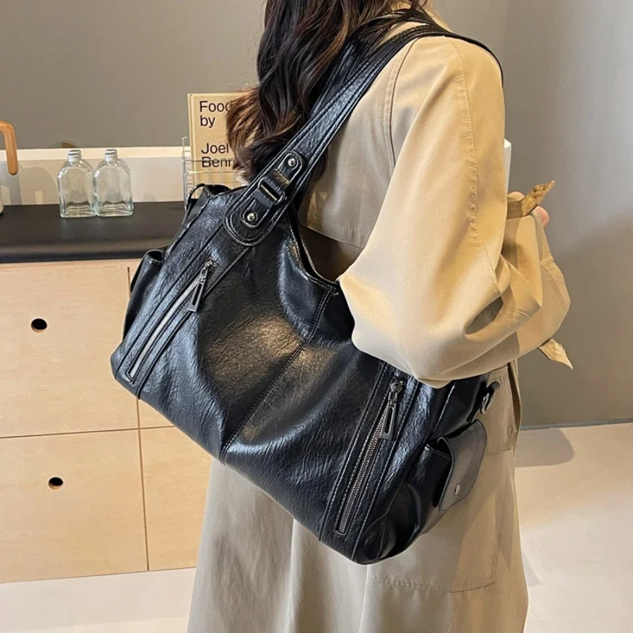 Damen Schultertasche Alltag Elegant – Stilvolle, geräumige Umhängetasche für Büro und Freizeit