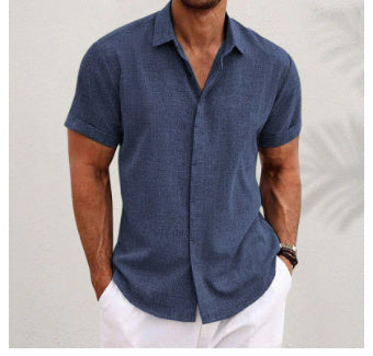 Joe – Lockeres Herren T-Shirt aus Leinen in einfarbig