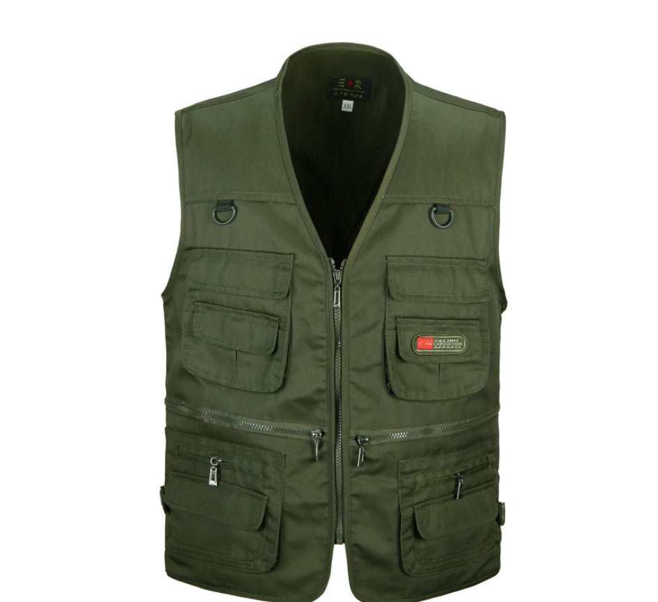 Timothy – Multifunktionale Outdoor-Weste aus hochwertigem Polyester-Baumwoll-Material