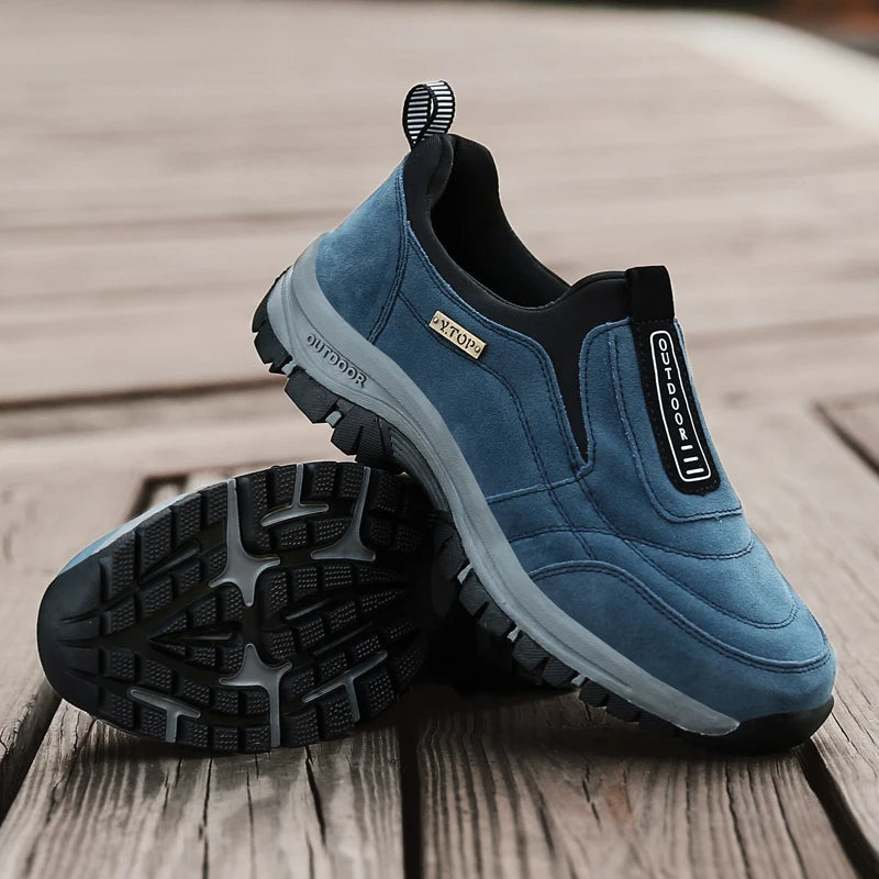 Herren Orthopädische Outdoor Wanderschuhe – Bequeme Slipper für Alltag & Freizeit