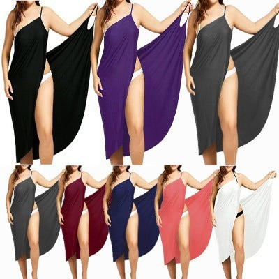 Betty – Plus Size Strandrock mit Trägern