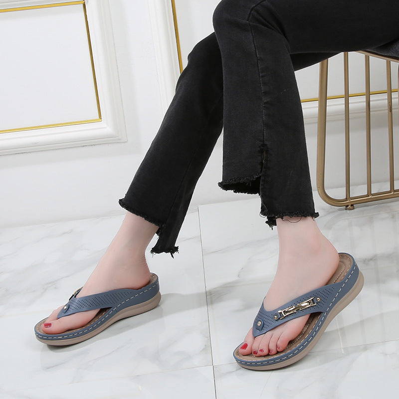 Charlotte – Bohemian Schwammkuchen Strand-Slipper