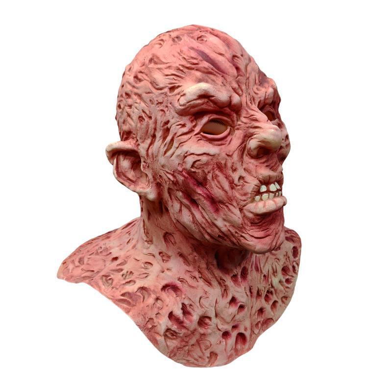 Halloween Herren Freddy Horror-Maske – Latex Kostüm für Erwachsene