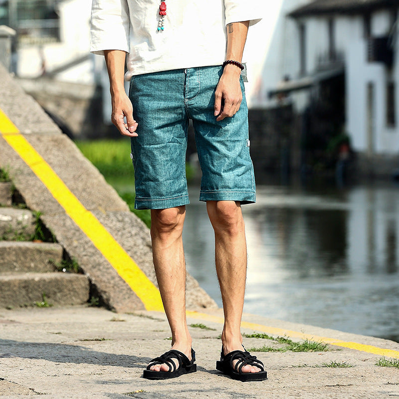 Mick – Lockere Leinen Shorts für Herren