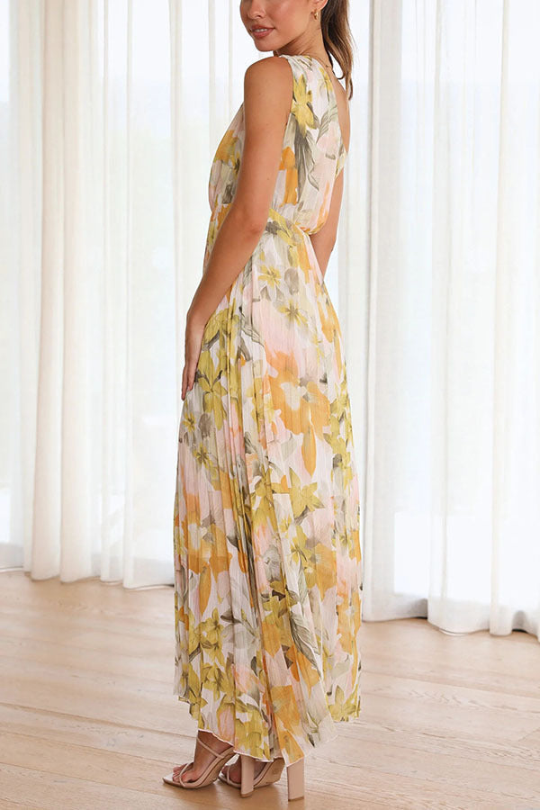Amelia – Sommerliches Kleid mit schrägen Schultern