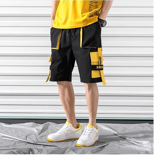 Roger – Bequeme Herren-Hip-Hop-Shorts in Schwarz