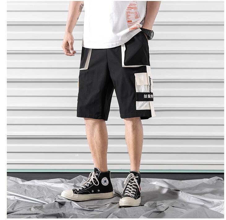 Roger – Bequeme Herren-Hip-Hop-Shorts in Schwarz