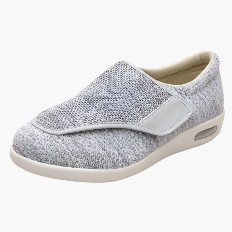 Herren Komfort-Slipper für Diabetiker – Weite orthopädische Schuhe mit Klettverschluss
