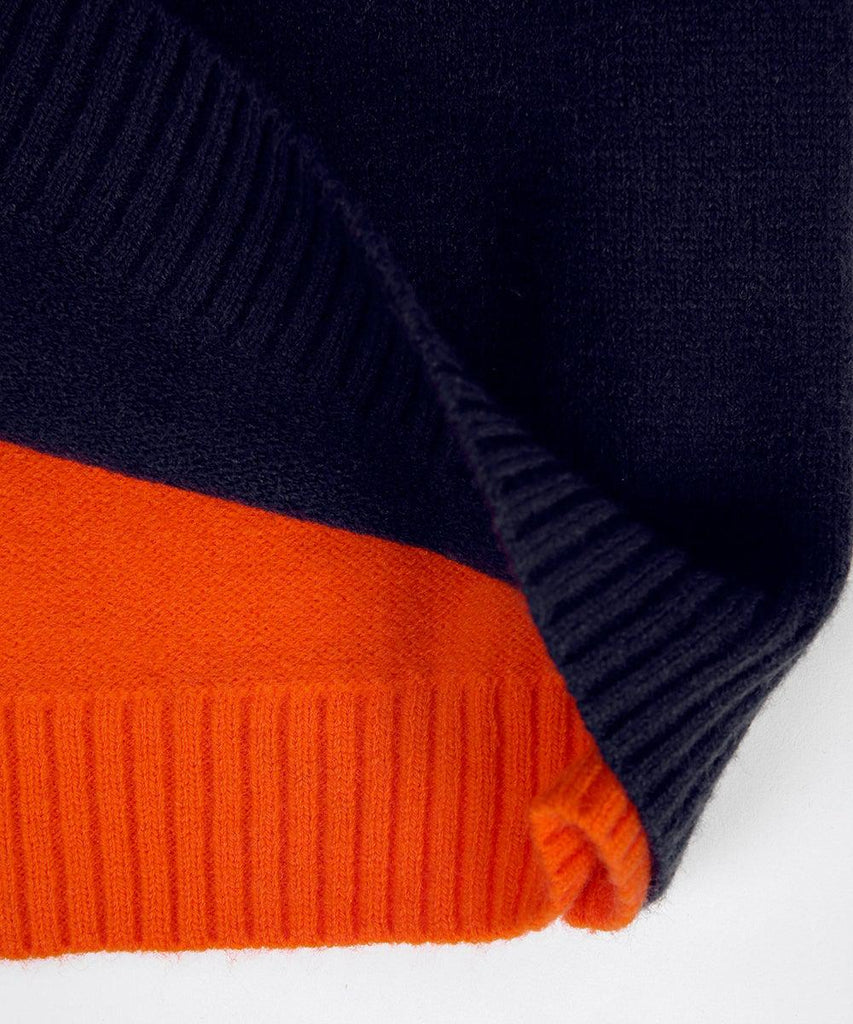 Damen Pullover Modern Colorblock Urban Style Freizeit & Büro