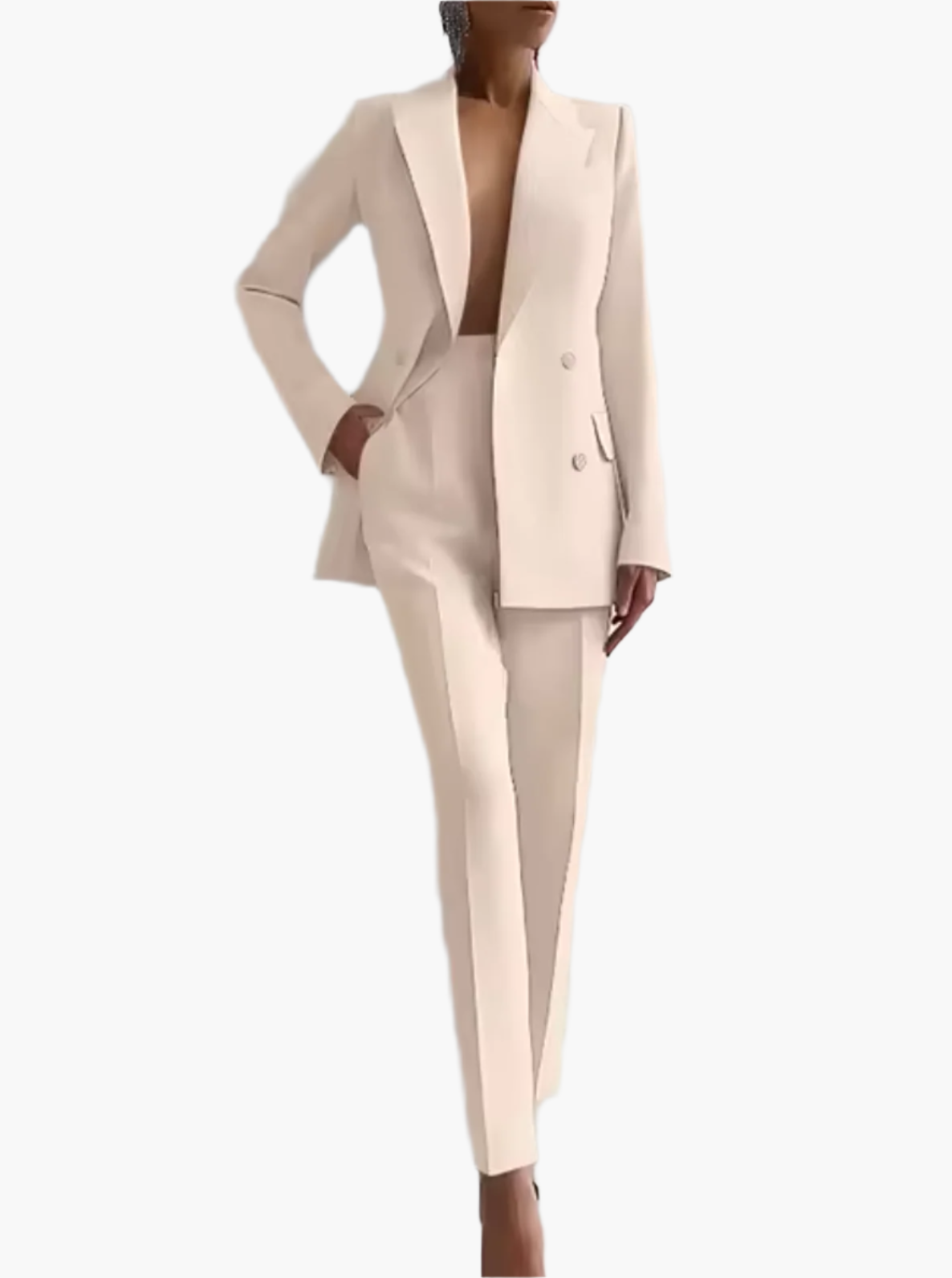 Damen Business Anzug Set – Eleganter Blazer & Hose für Büro und Alltag