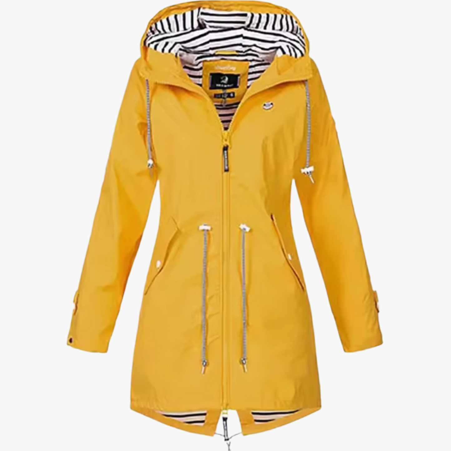 Damen Regenjacke Wasserdicht Winddicht Outdoor Mantel – Funktionale Übergangsjacke mit Kapuze für Freizeit & Abenteuer