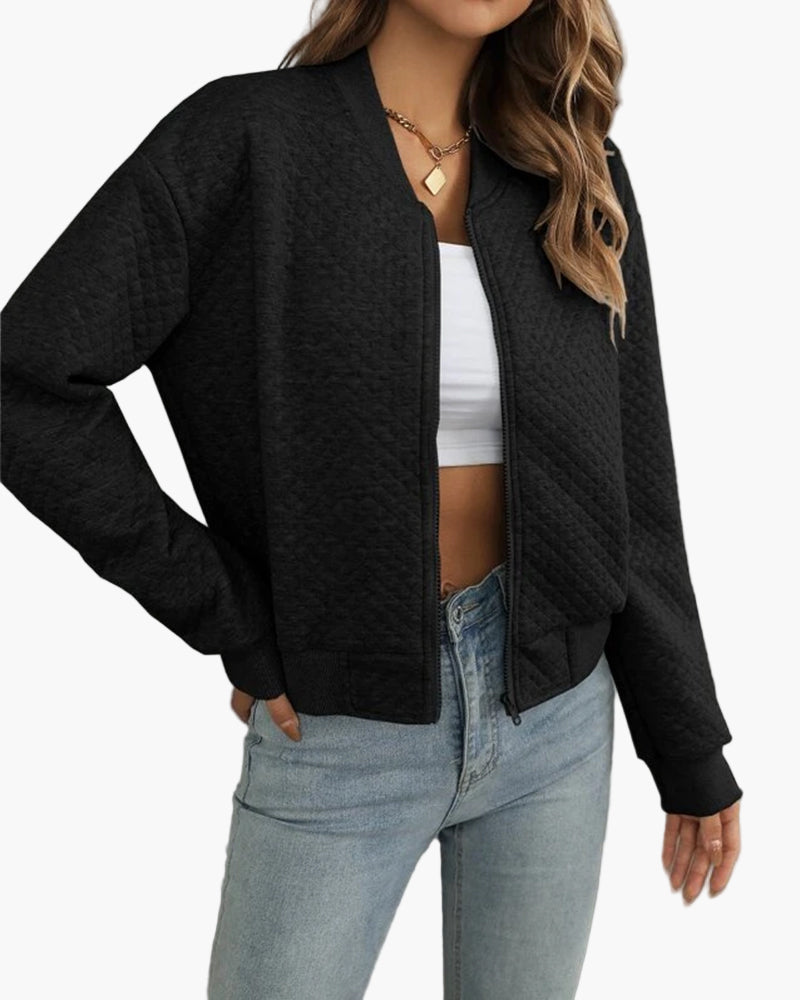 Damen Bomberjacke Steppdesign – Modischer Alltagsbegleiter im Urban Style