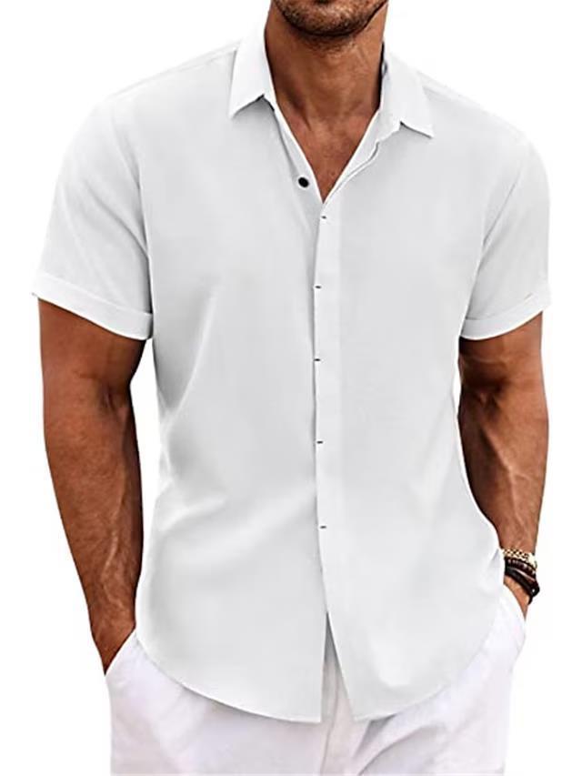 Joe – Lockeres Herren T-Shirt aus Leinen in einfarbig