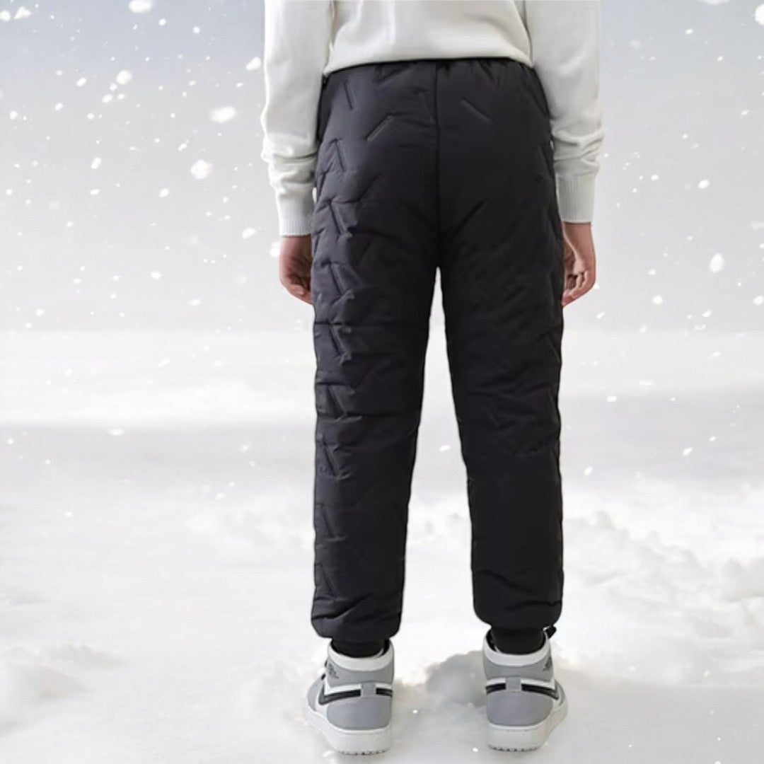 Kinder Outdoor Winter Thermohose – Wasserdicht & Gefüttert für Jungen und Mädchen – Sportliche Schneehose für Aktivitäten