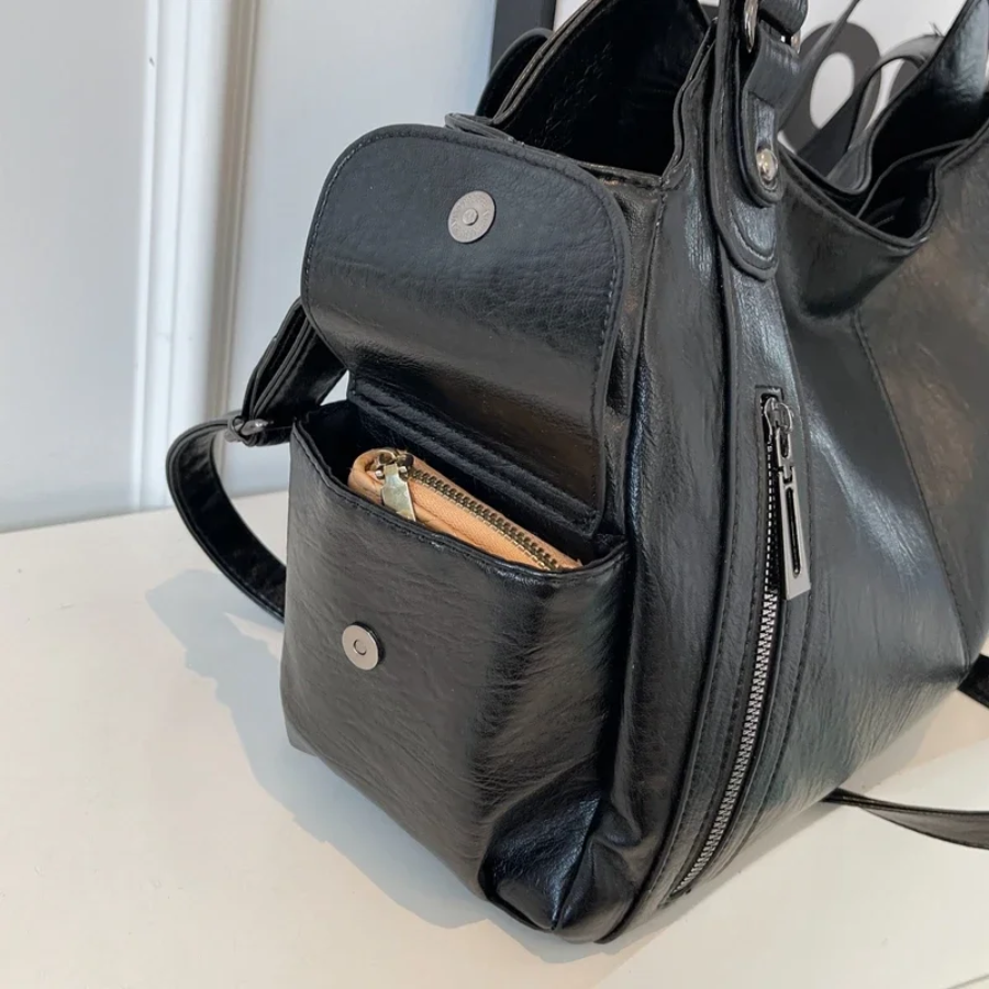 Damen Schultertasche Alltag Elegant – Stilvolle, geräumige Umhängetasche für Büro und Freizeit