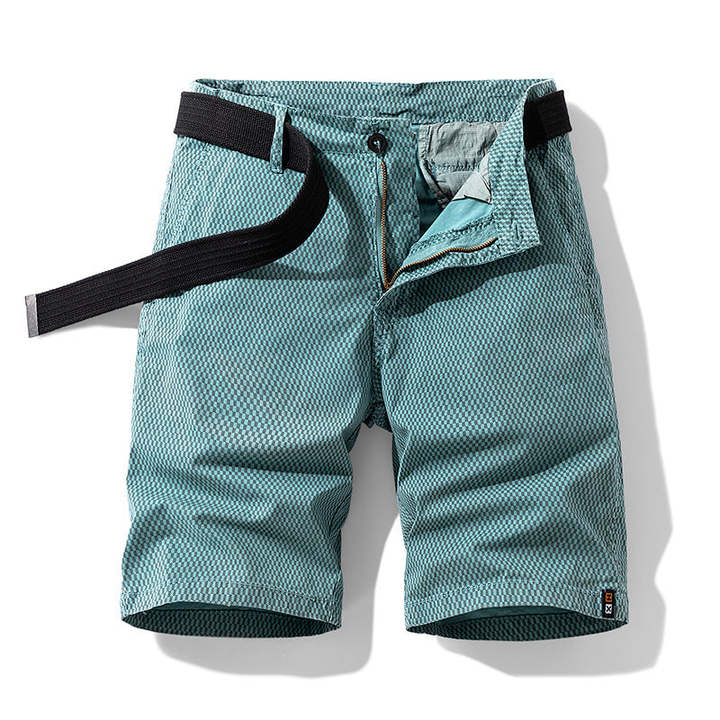 Billy – Sommer Herren Cargo Shorts mit gestreiftem Retro-Design