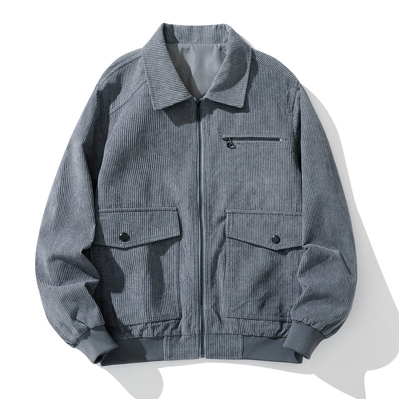 Calvin – Herren Cordjacke im japanischen Stil