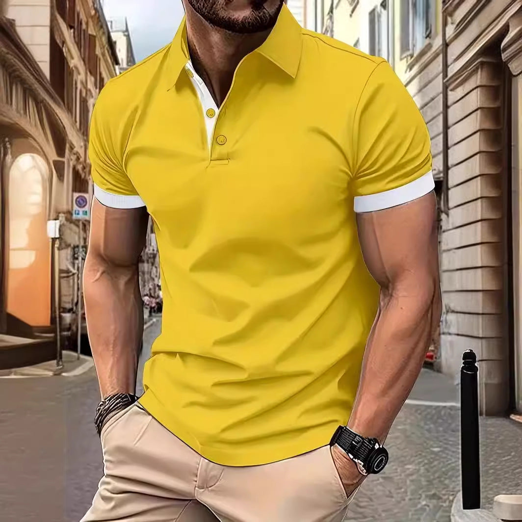 Liam – 3D Poloshirt mit kurzem Ärmel für Herren