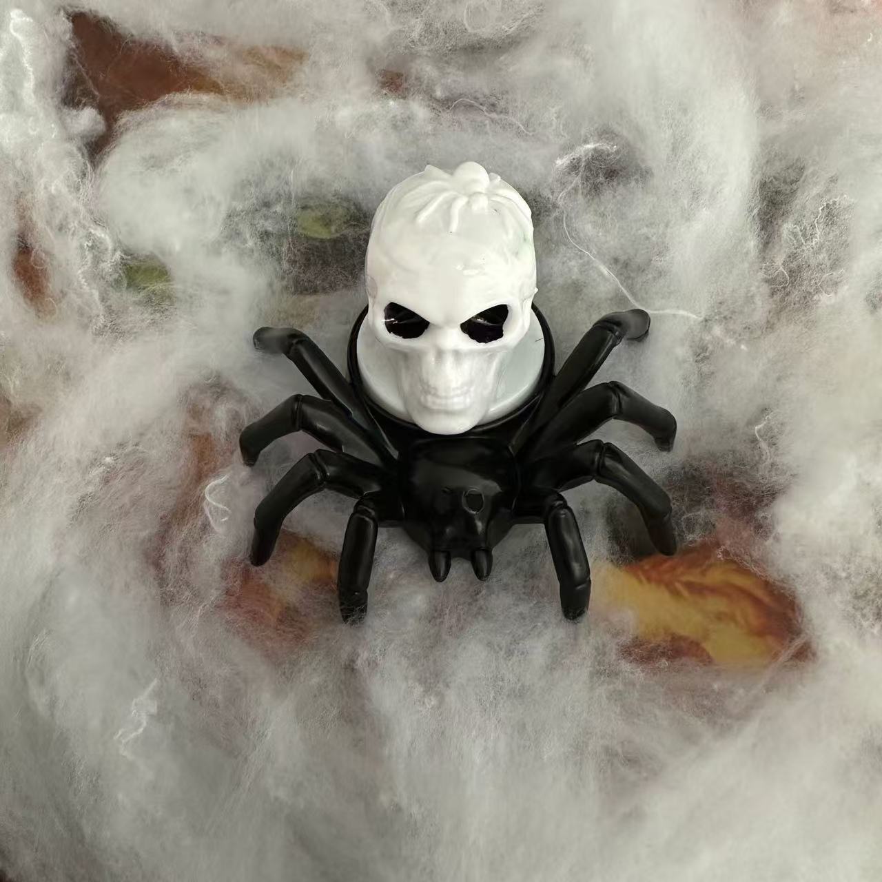 Halloween Spinnen-Kerzenlampe für schaurige Dekoration & Partys
