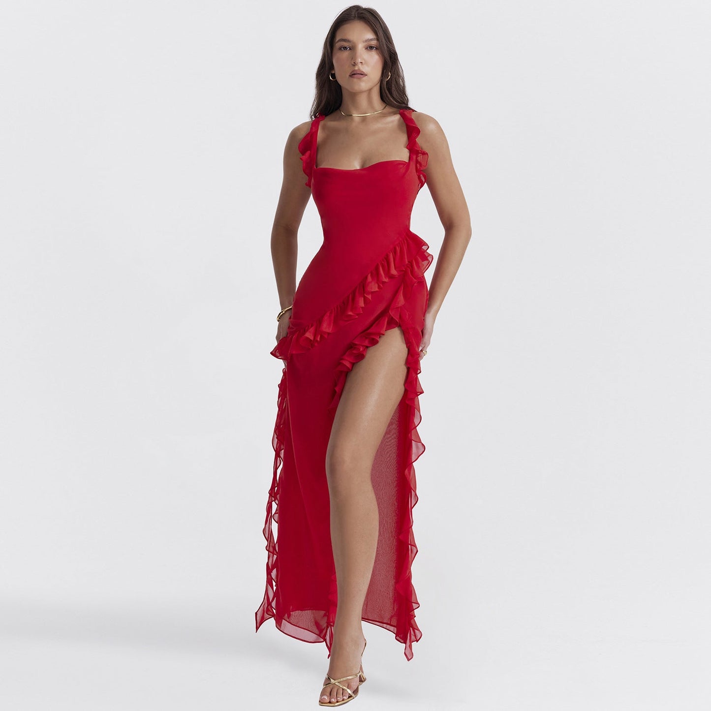 Rebecca – Modisches Sommerkleid mit Streifen und temperamentvollem Design