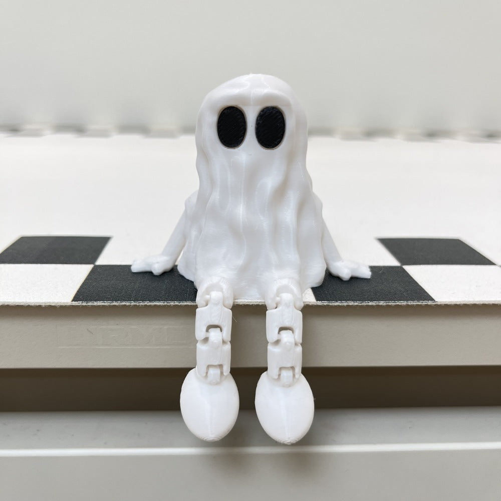 Halloween Geist Dekofigur – 3D-gedruckte Spukfigur für Party und Gruseldeko