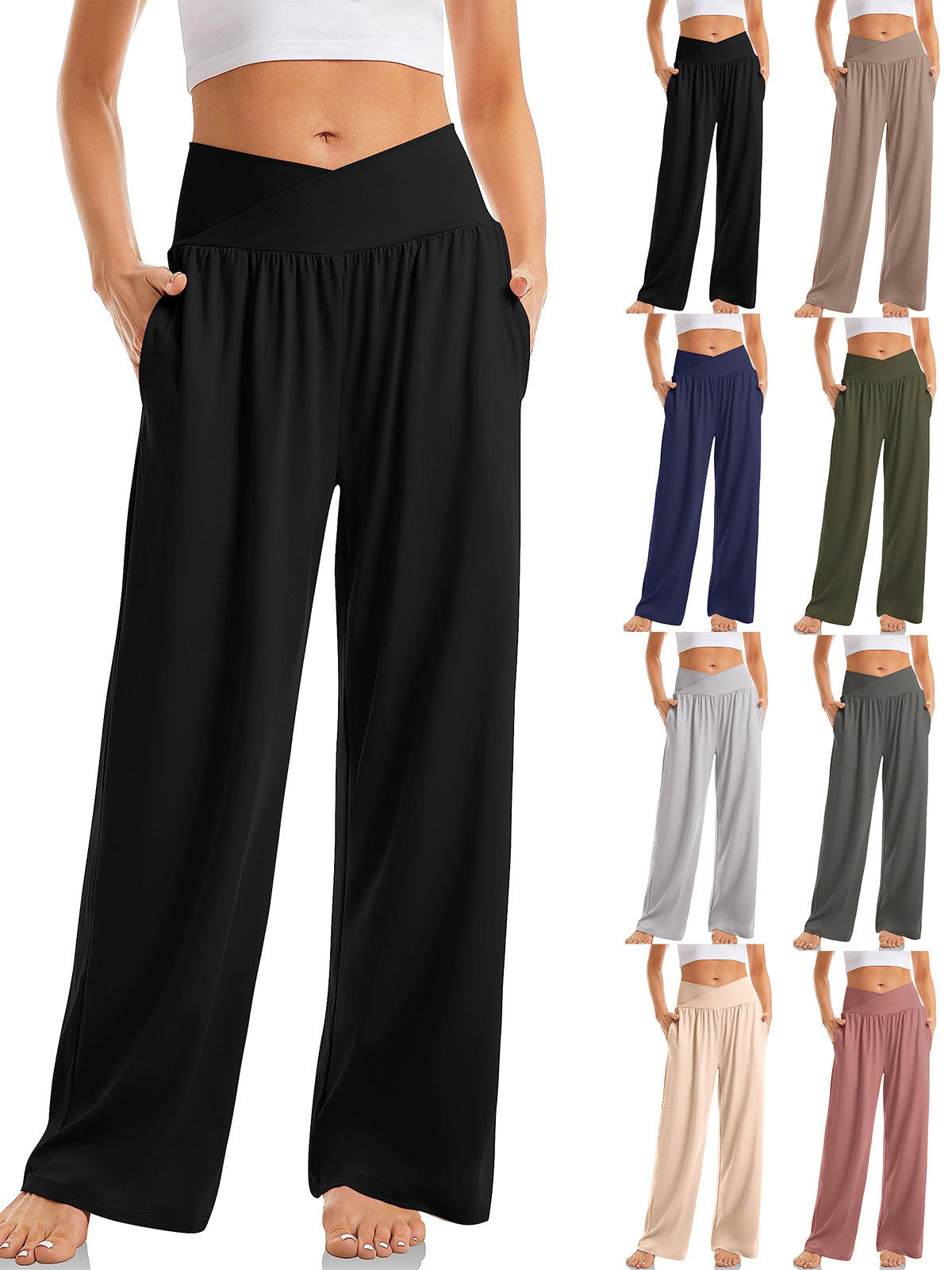 Jane – Legere Yoga-Hosen mit hohem Bund