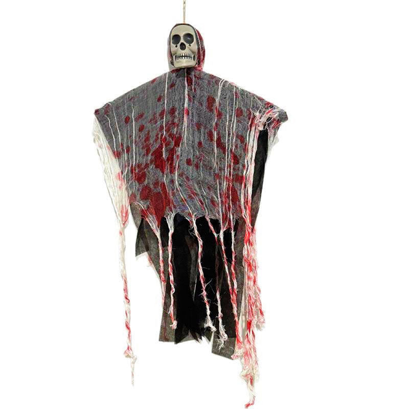 Halloween Blutige Leuchtende Hängende Skelett-Deko – Gruselige Party-Dekoration