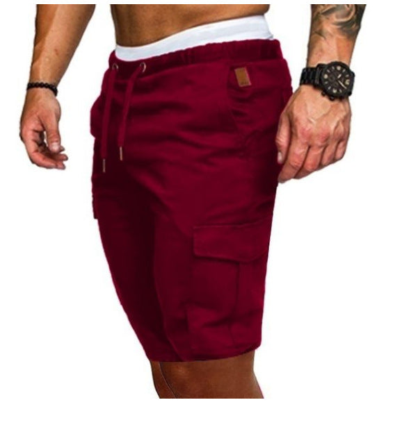 Jack – Eng geschnittene elastische Herren-Cropped Shorts