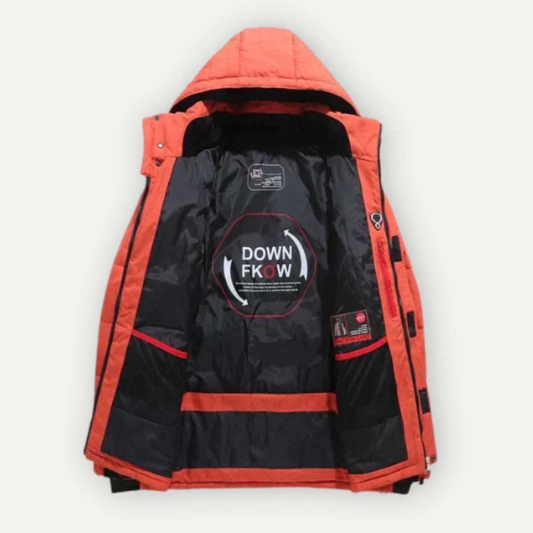 Herren Daunenjacke Winter Steppjacke mit Kapuze – Modisch & Wärmend für Alltag und Outdoor