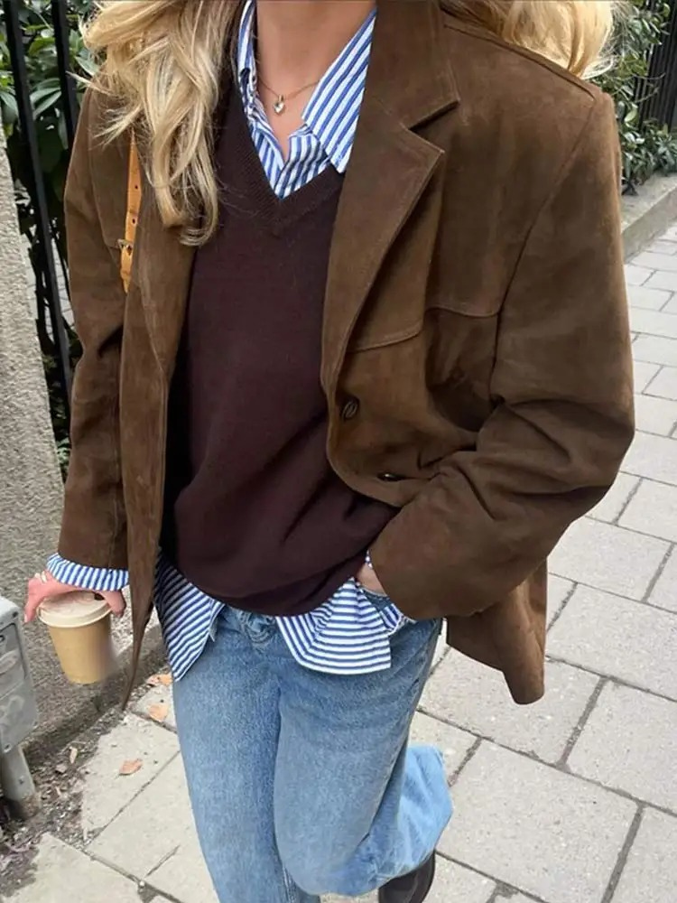 Damen Oversized Trenchcoat – Stilvoller Herbst- und Wintermantel für modische Auftritte