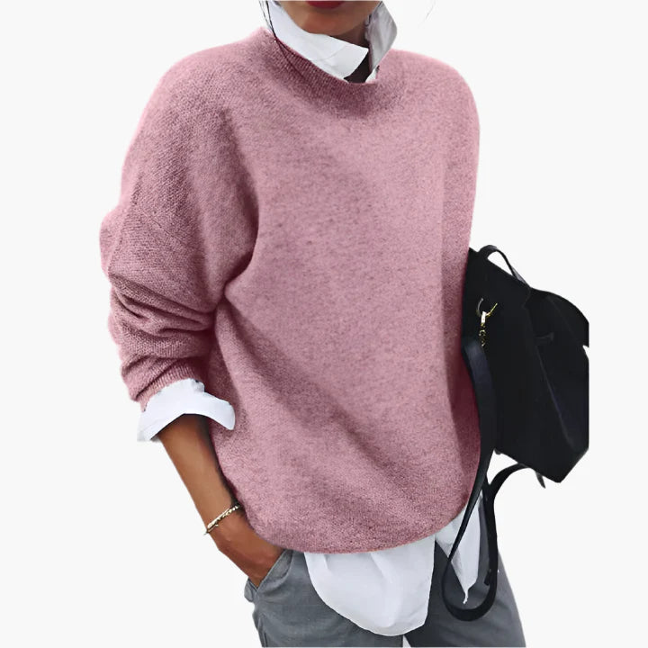 Damen Pullover Casual Loose Fit – Stilvoller Alltags-Strick für Büro & Freizeit