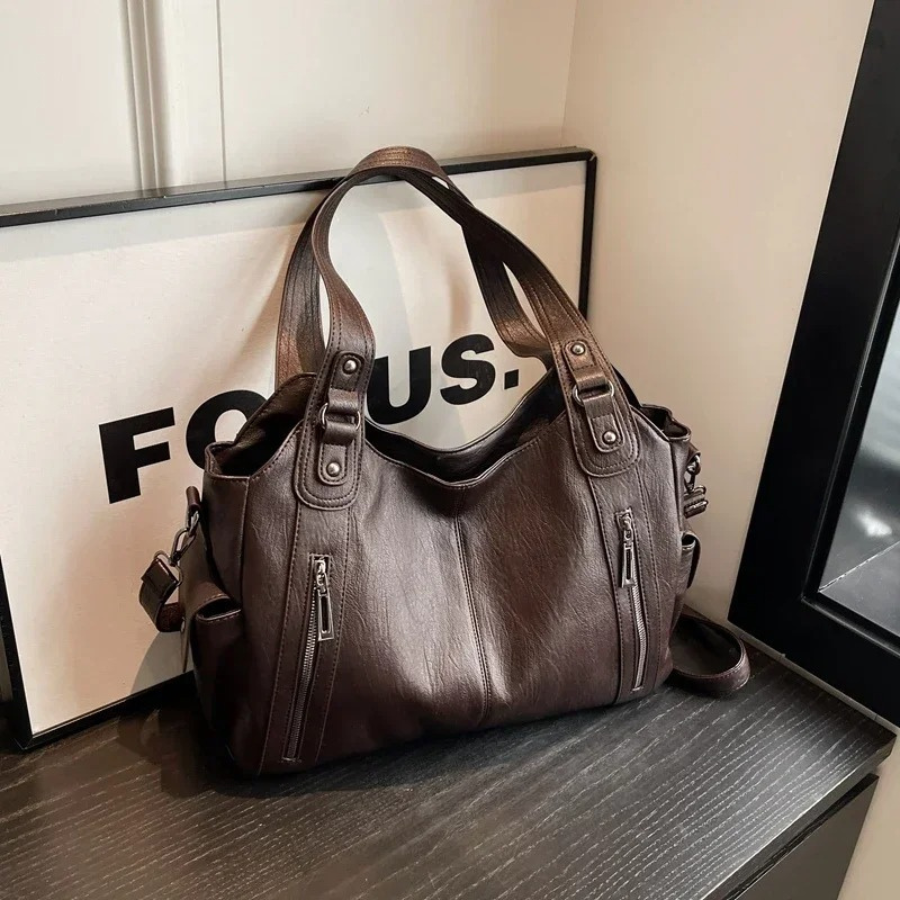 Damen Schultertasche Alltag Elegant – Stilvolle, geräumige Umhängetasche für Büro und Freizeit
