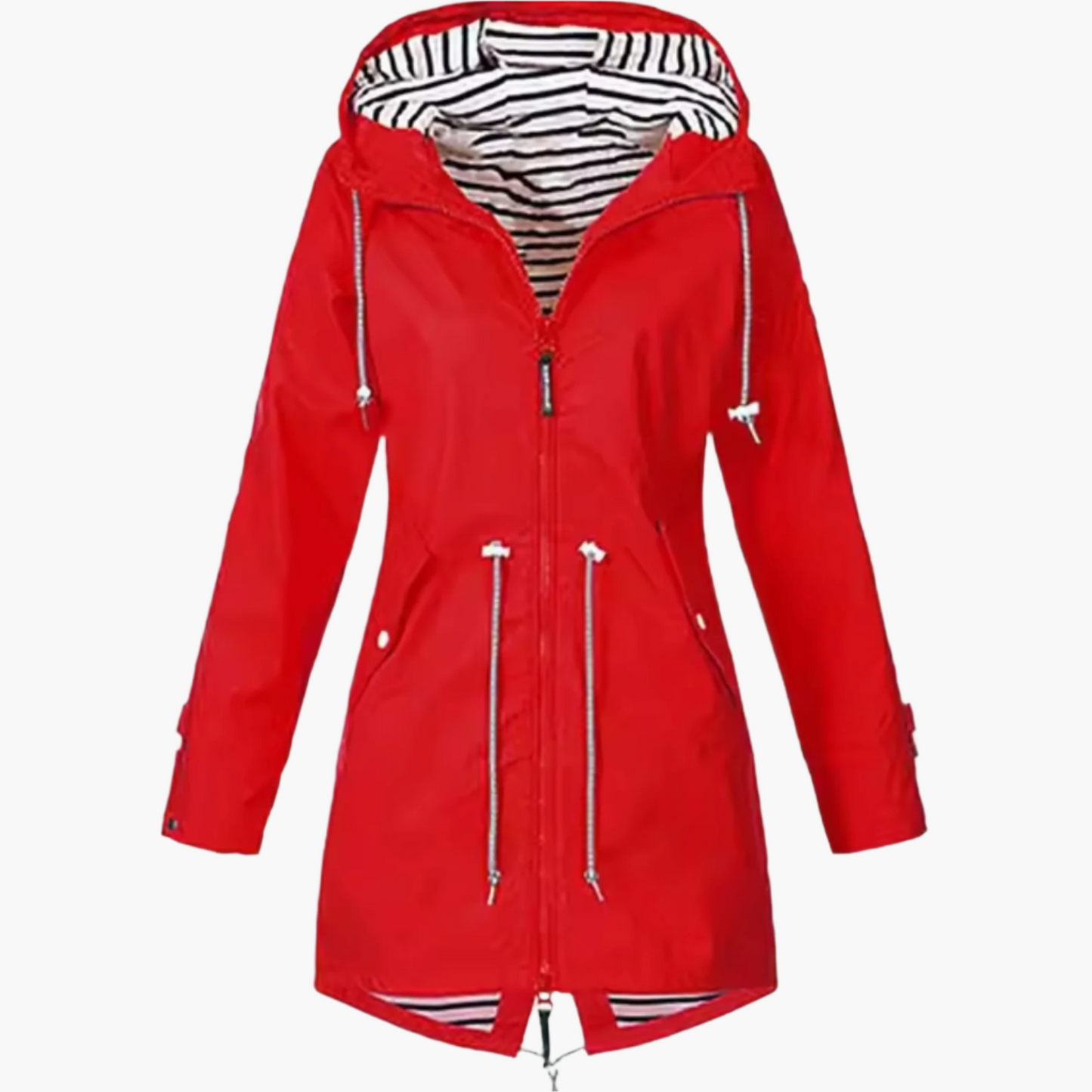 Damen Regenjacke Wasserdicht Winddicht Outdoor Mantel – Funktionale Übergangsjacke mit Kapuze für Freizeit & Abenteuer