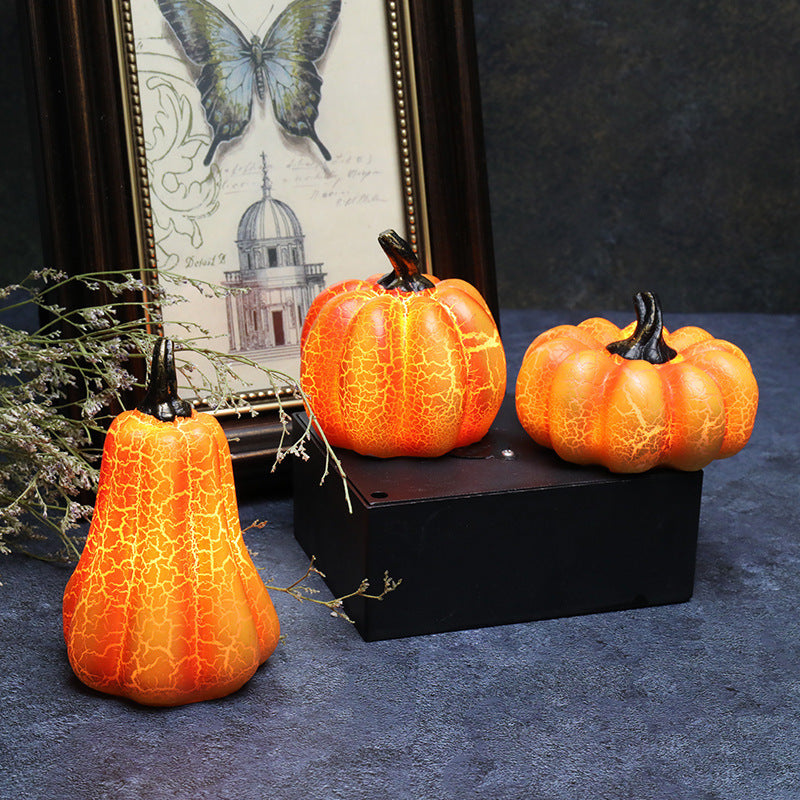 Halloween LED Kürbis-Laterne Deko – Stimmungsvolle Leuchtende Herbstdeko für Halloween-Partys & Kostüme