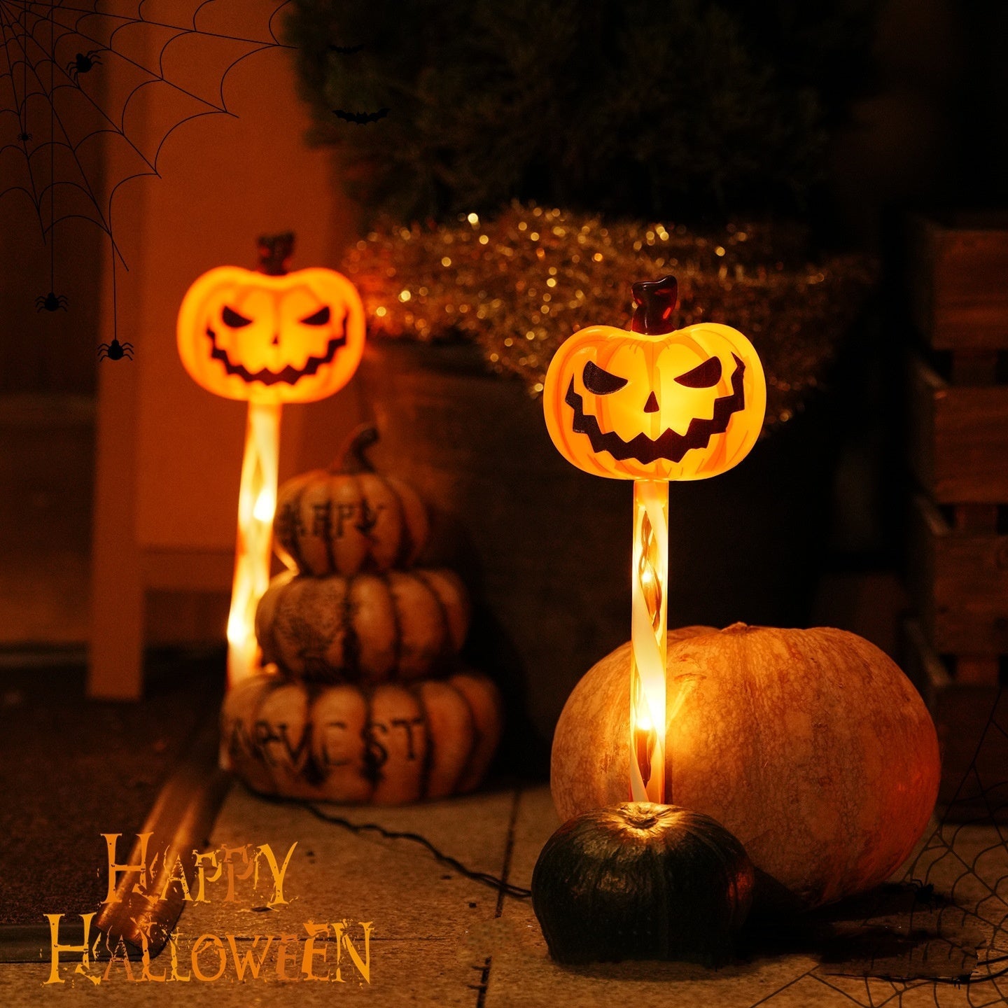 Halloween LED Gartenstecker Geisterlichter – Deko für Garten & Party