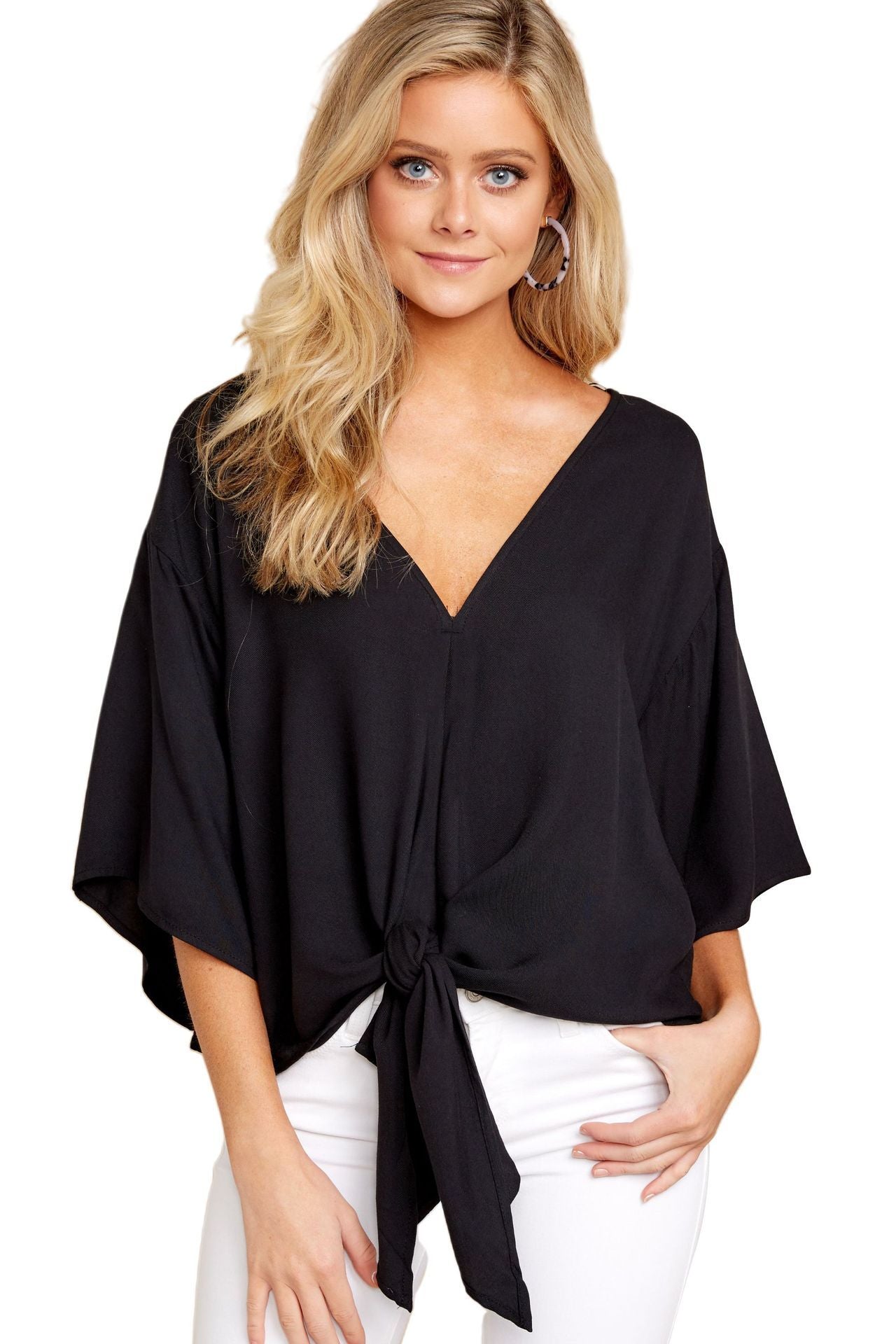 Wendy – Leopardenmuster Bluse mit Blumenmotiv und Fledermausärmeln