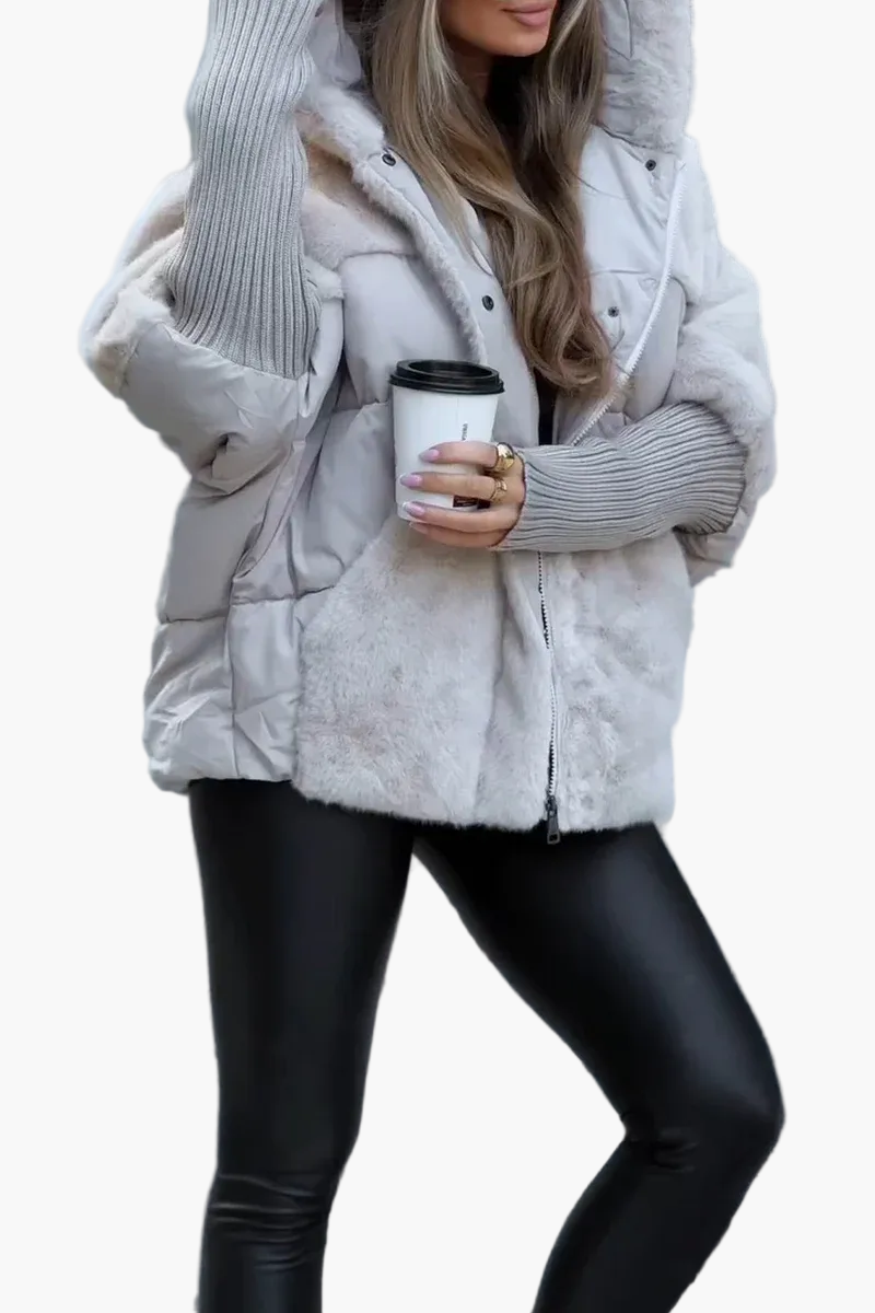 Damen Winterjacke Veloria – Modische Kapuzenjacke für kalte Tage und Outdoor-Aktivitäten