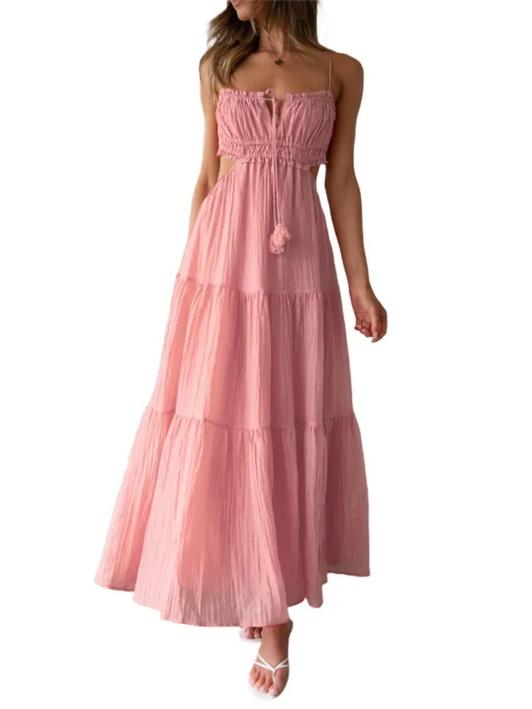 Angela – Elegantes Rückenfreies Maxikleid