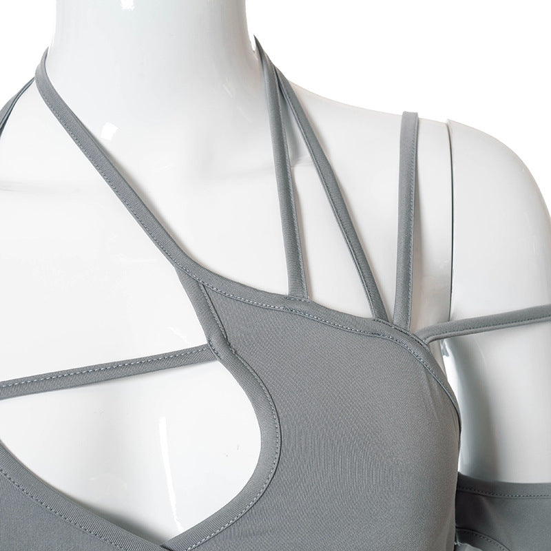 Phoebe – Ärmelloses Trägertop mit Halterneck
