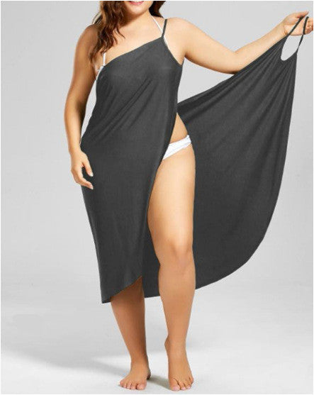 Betty – Plus Size Strandrock mit Trägern
