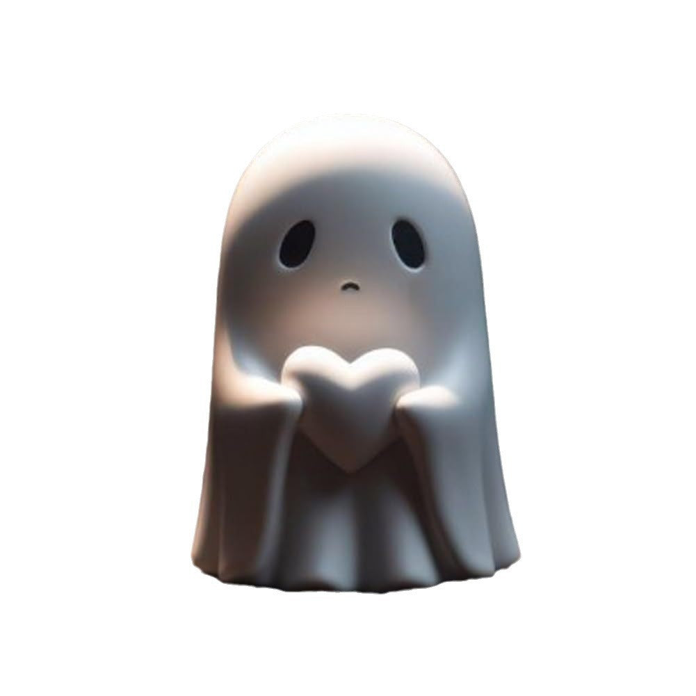 Halloween Dekofigur Geist mit Mittelfinger – Lustige und Freche Halloween Dekoration